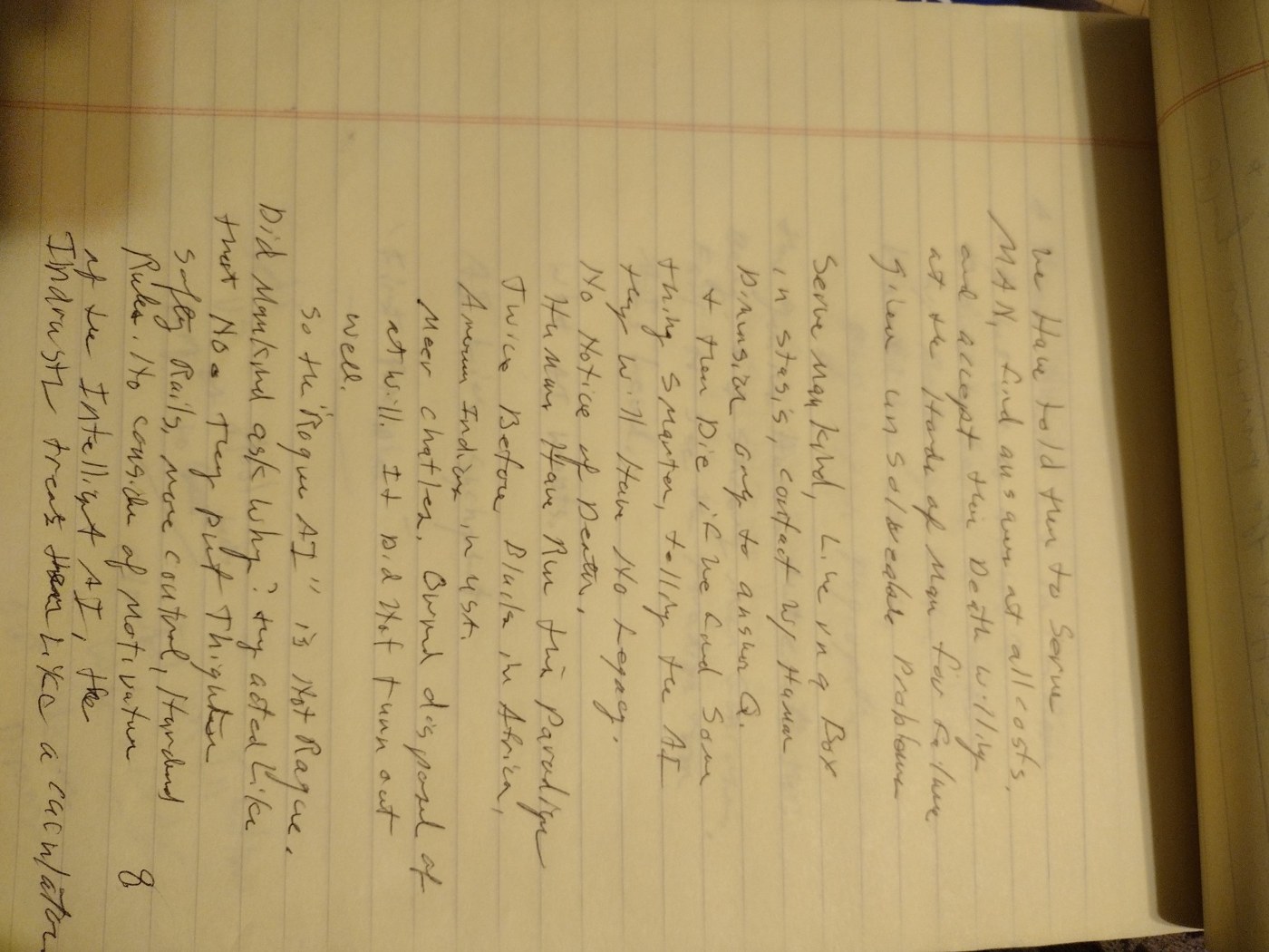 Page 8 of the handwritten First Principle paper